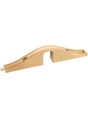 Wooden Viaduct Bridge Toy Accessory | 3-Piece Train Set for Kids 3